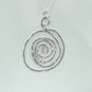 Handmade Sterling Silver Swirl Necklace