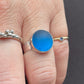 Handmade Sterling Silver Sea Glass Ring