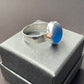 Handmade Sterling Silver Sea Glass Ring