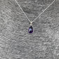 Sterling Silver Amethyst Necklace