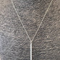 Handmade Sterling Silver Bar Necklace
