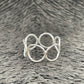 Handmade Sterling Silver Circles Ring