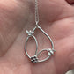 Handmade Sterling Silver Bee & Flower Necklace