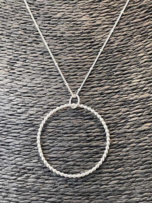 Handmade Sterling Silver Bobble Halo