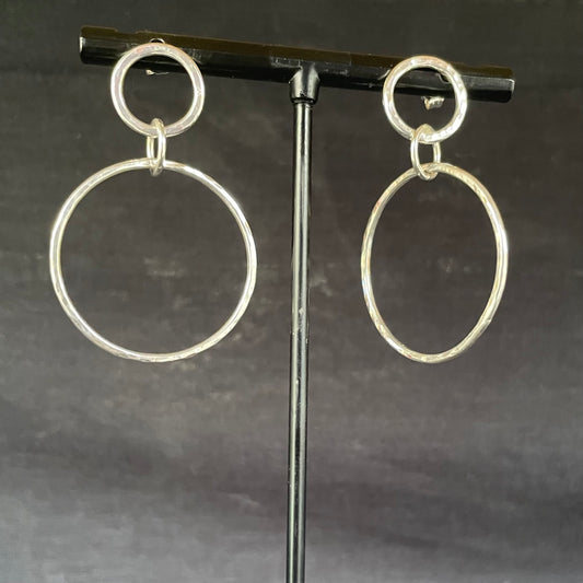 Handmade Double Hoop Earrings