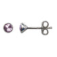 Sterling Silver Birthstone Stud Earrings
