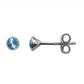Sterling Silver Birthstone Stud Earrings
