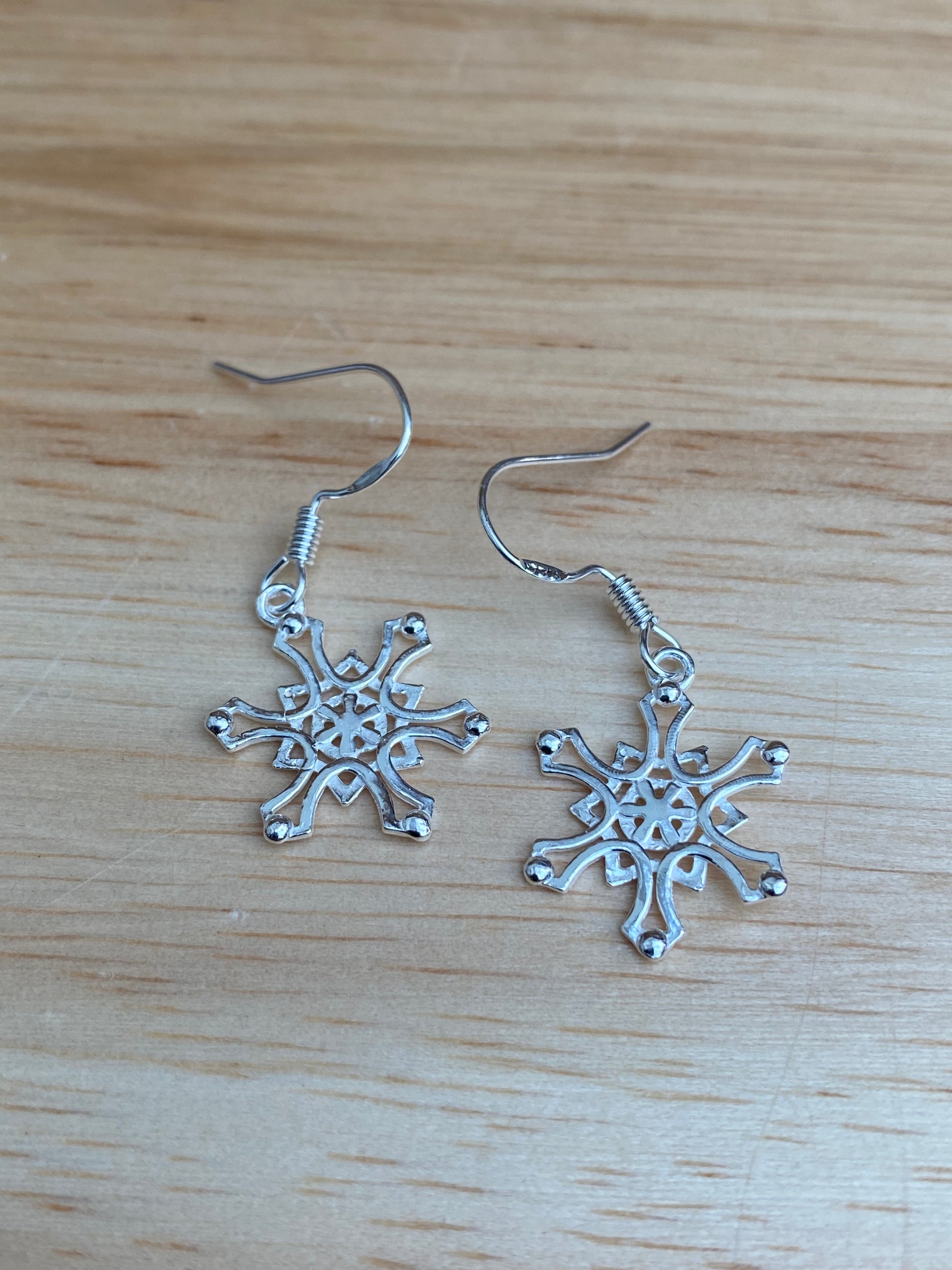 Fancy Snowflake Earrings